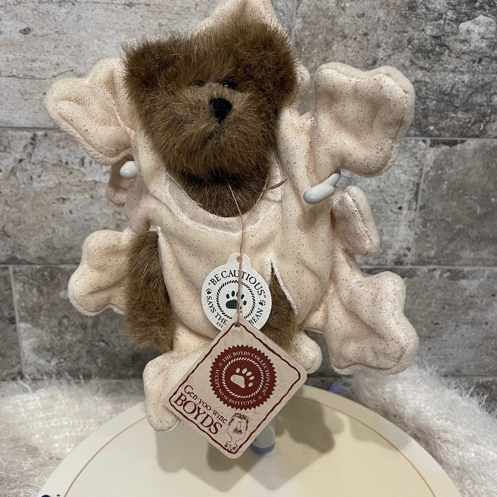 ❤️ BOYDS BEAR SNOWFLAKE CHRISTMAS ORNAMENT BEAR NEW